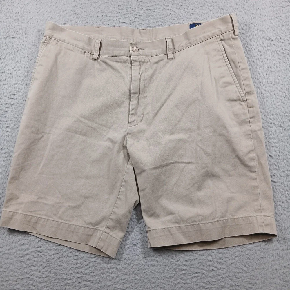 Polo Ralph Lauren Men's 36 Chino Shorts Tan Beige Classic Fit 9